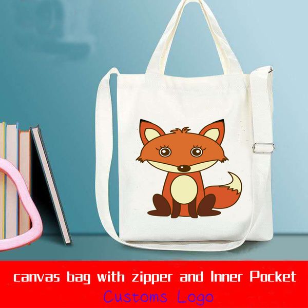 

sccfmm harajuku cartoon casual shoulder bag with zipper college crossby bag handbag casual travel shopping
