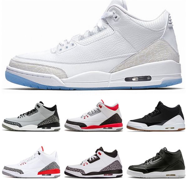 

authentic quality 3s bred mens basketball designer shoes new release iv black cement grey fire red fashion sports trainers come with box#947
