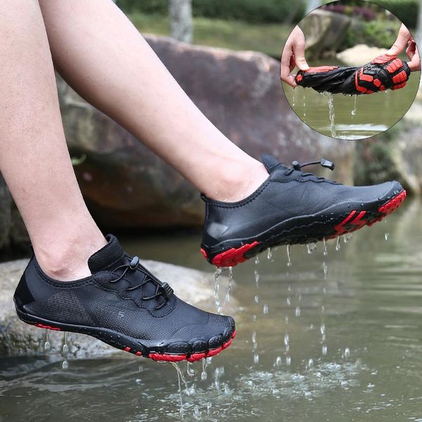 

men aqua shoes barefoot swimming shoes women upstream breathable hiking sport quick drying river sea water sneakers