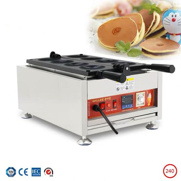 Comercial Digital Temperatura Controle Dorayaki Baking Pan Waffle Pastelado Pastelaria Pastelaria Bolo Cozimento Equipamento Panqueira Maker Poffertjes Grill