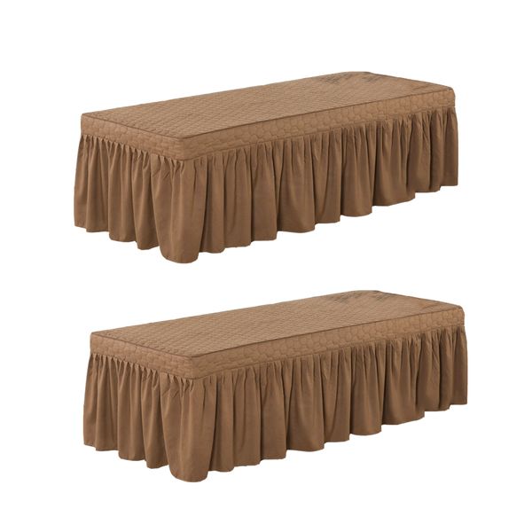 

2pcs 185x70cm микрофибры массаж настольный юбка удобный лист