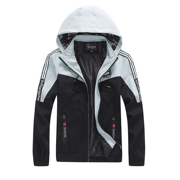 

2020 spring clothing men's jacket work decoration body clothing outside fashion jacket slim fit casual coat 6107, Black;brown