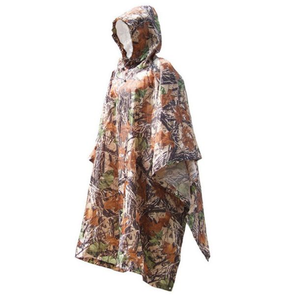 

poncho jungle camouflage camouflage hiking mountaineering raincoat electric car riding poncho