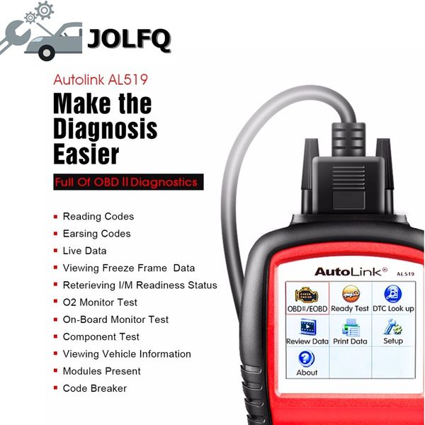 

priceautel autolink al519 obd2 obd eobd can code reader scanner diagnostic tool 100% original ing