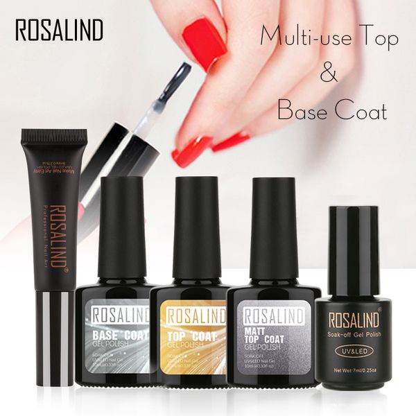 

rosalind multi-use & base coat gel 7ml & 8ml 10ml nail polish nail art gel polish uv led soak-off lacquer