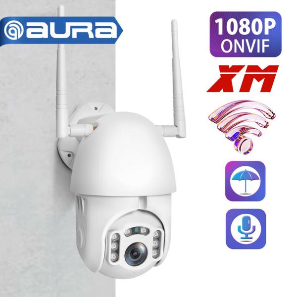 

pymh waterproof 1080p ip camera two wifi antenna wireless outdoor cctv hd home security ir cam night vision