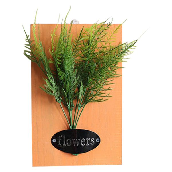 

easy install wall plant home decor wooden board arrangement fashion artificial flower living room background simulation bedroom