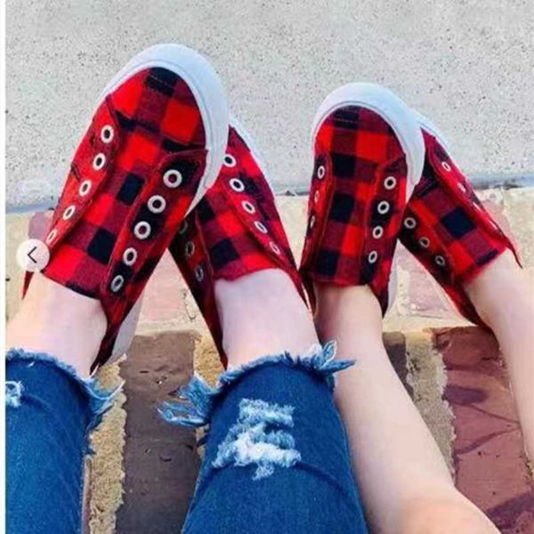 

plaid canvas shoes women shoes sneakers loafers lazy casual flat bottom foot canvas platform sneakers vulcanized sapatos de lona cs08, Black