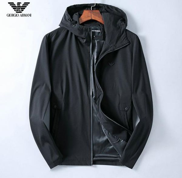 

amn итальянский дизайнер мужчины куртка micro-бомба марка продажа роскошного пальто качества хлопка вышивка сыпучие пальто дикие тенденции п, Black;brown