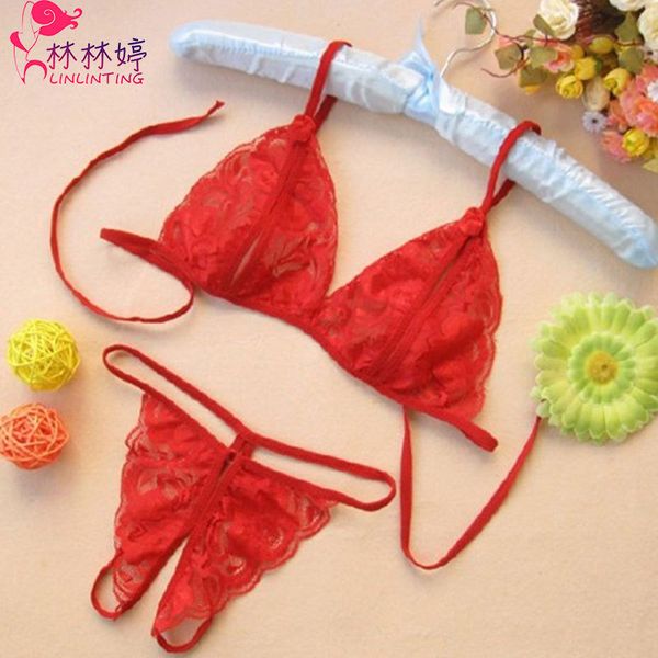 

women's panties lingerie bra temptation underwear open crotch ladies, Black;pink