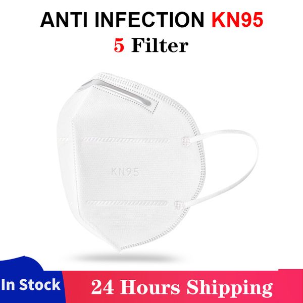 

1000pcs n95 masks ce certification face mask kn95 mouth mask anti smog strong protective n95 masks 3m mask ffp2 breathable maschere in stock