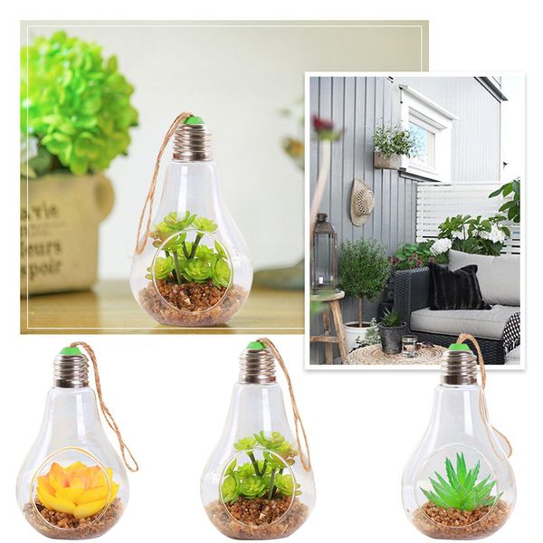

simulations succulent plants bulb shape ornament artificial plant simulated potted plants flower pot garden supplies