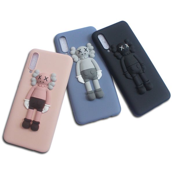 

3D Kaws игрушки мультфильм Мягкие Жидкое Силиконовый чехол для Samsung Galaxy A50 A70 A10 A20 A30 M10
