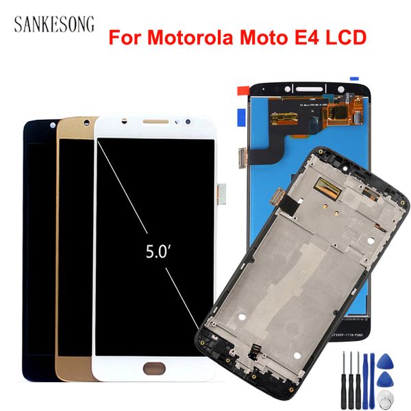 

для motorola moto e4 xt1762 жк-дисплей с сенсорным экраном замена digitizer ассамблеи для moto e4 xt1762 xt1763 дисплей