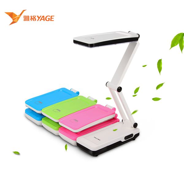 

yage 5913c светодиодная настольная лампа night light для чтения книг настольный светильник usb складной 3-слойный светорегуляторный корпус г