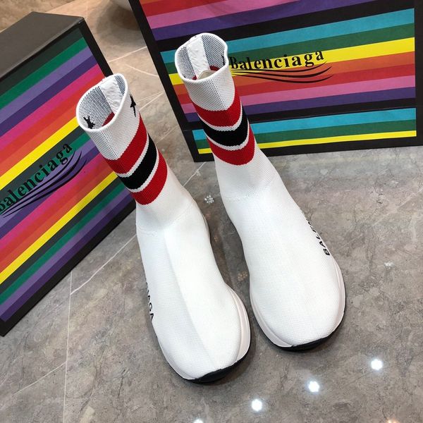 

2020 new luxury designer couple stretch socks sneakers couple socks casual shoes women and men casual shoes