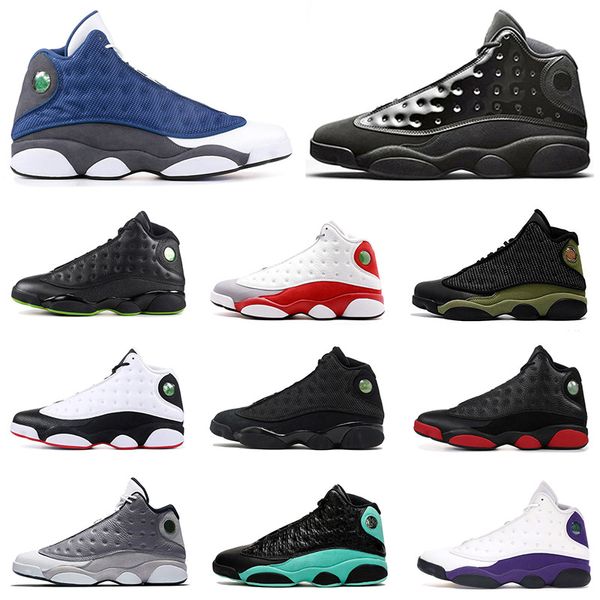 

jumpman 13 cap and gown 13s men women basketball shoes new island green xiii flint atmosphere grey bred mens trainers sneakers