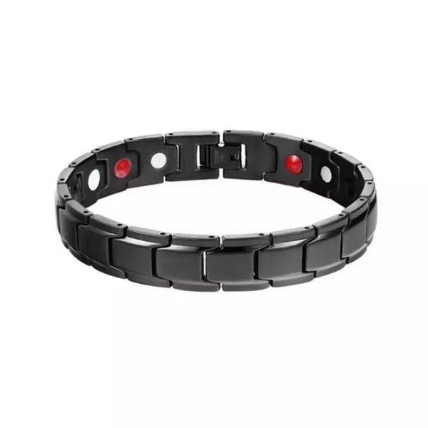 

mens health energy bracelet bangle for arthritis twisted healthy magnetic bracelet for men women power therapy magnets, Black