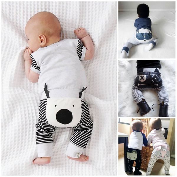 

casual toddler baby bottoms pants newborn infant boys girls cartoon harem pants trousers, Blue