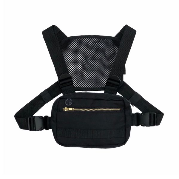 

small functional tactical chest bag for men fashion mini chest rig tactical vest streetwear shoulder bag waist fanny pack