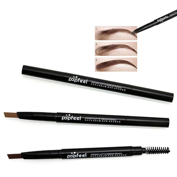 

multi-purpose plastic double-headed eyebrow pencil eyeliner waterproof and sweat-proof long-lasting eyeliner