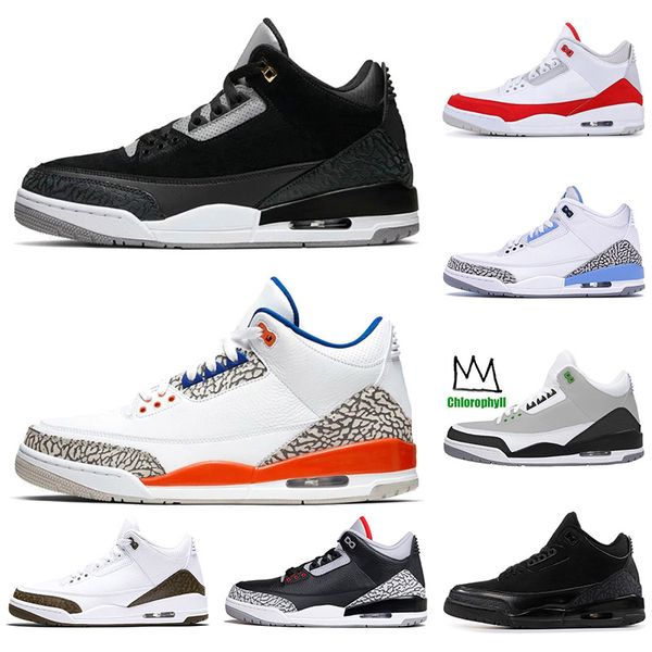 

3m jumpman 3s knicks rivals 3 iii men basketball shoes black cement katrina jth nrg tinker pure white mens trainer sports designer sneakers, White;red