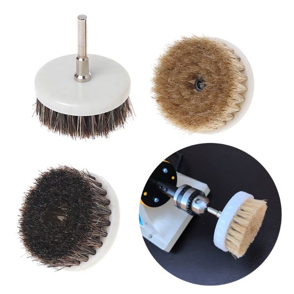 

60mm drill powered scrub heavy duty cleaning brush with stiff bristles tools