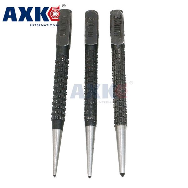 

3pcs high-carbon steel center punch set 10.1cm non slip center punch for alloy steel metal wood marking drilling tool dt328
