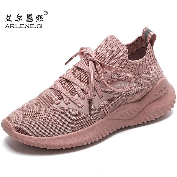

tenis feminino 2020 women tennis shoes breathable socks sneakers female jogging sport shoes light gym walking trainers
