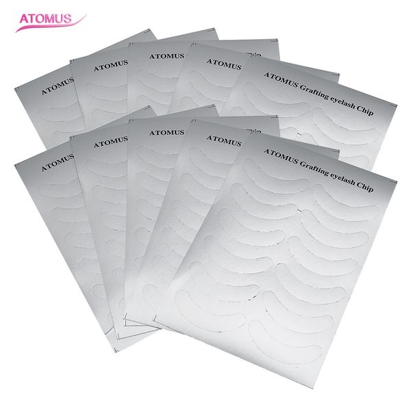 

120pairs wholesale paper patches eyelash under eye pads lash eyelash extension paper patches eye tips sticker wraps
