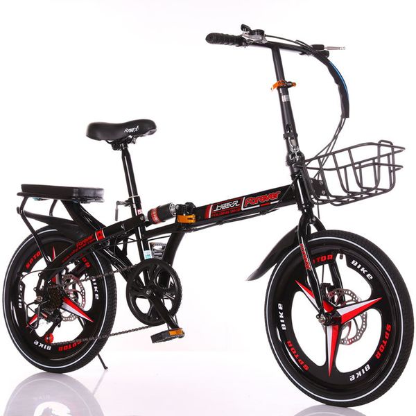 

bikes children's folding bicycle primary school men's and women's speed 16 20 inch ultra light portable mini