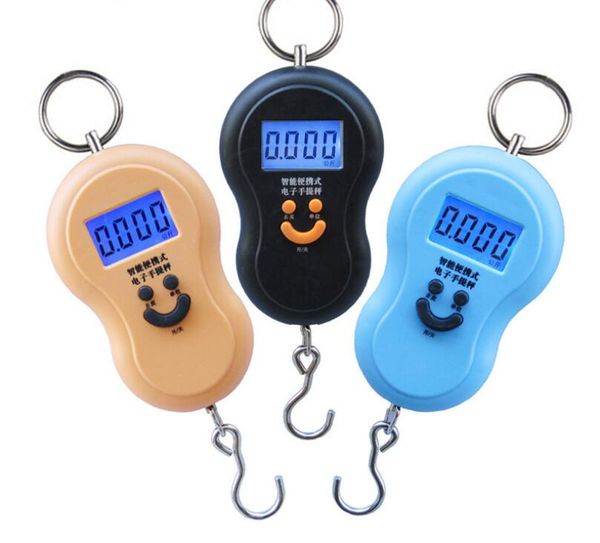 

50кг * 10г портативные электронных весы весов с подвесным кольцом крюка конструктора шкалом для еды открытого кемпинга weigher easy carry и