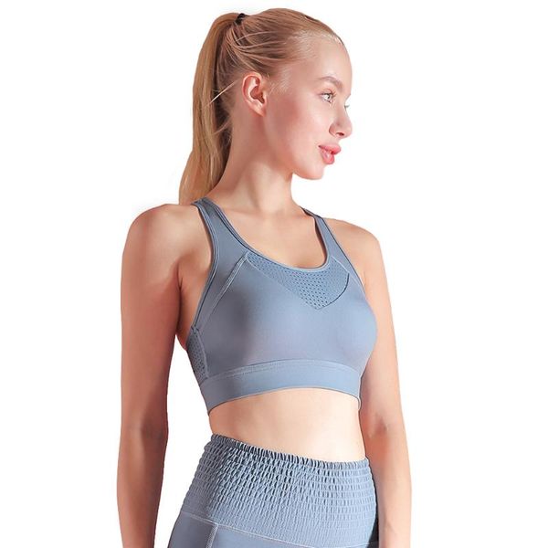 

gym bra women push up sport underwear nylon mesh breathable dry fit jogging femme active wear yoga bra female plus size xxl, White;black