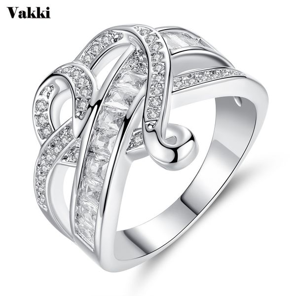 

2019 new fashion rings for women men party elegant luxury bridal jewelry silver wedding engagement ring jewelry