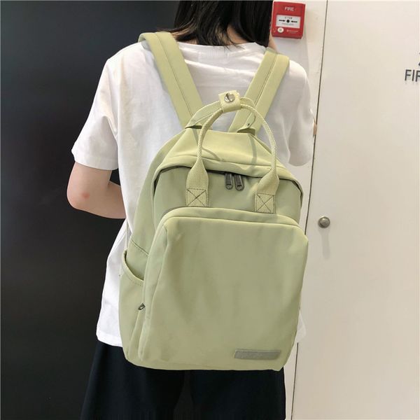 

сумка девушка 2019 новый простой campus ступень средней школы студенты нейлоновый рюкзак