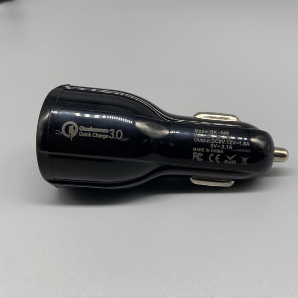 

Быстрая зарядка 3,0 Автомобильное зарядное устройство для мобильного телефона Dual