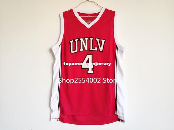 

2018 new #4 larry johnson unlv running rebels college basketball jersey s-xxl xs-6xl vest jerseys ncaa, Black;blue