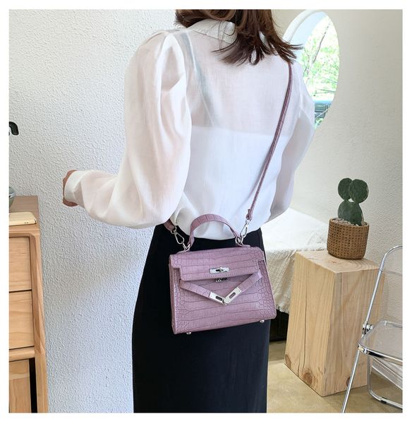 

women shoulder bags small crocodile pattern square fashion strap crossbody bags female messenger bag new handbags