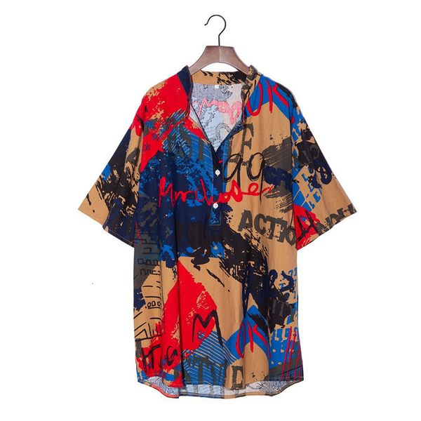 

2019 new fashion summer mens multi color lump chest pocket short sleeve round hem loose shirts blouse 2020 new, White;black