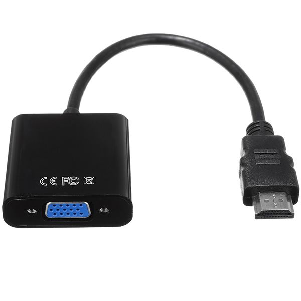 

hdmi to vga converter cable adapter hdmi male to vga famale adapter 1080p digital analog video audio for monitor