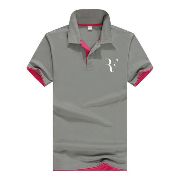 Mode d'été Roger Federer Perfect Logo Imprimé Polo Rf Nouveaux Hommes Polos Sociales De Haute Qualité Polo Shirt Pour Femmes Et Hommes 'Q190426