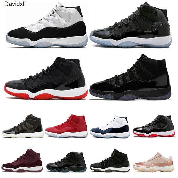 

дешевые 11 11s mens basketball обувь concord 45 cap и платье легенда blue space jam xi женщины спорт кроссовки обувь