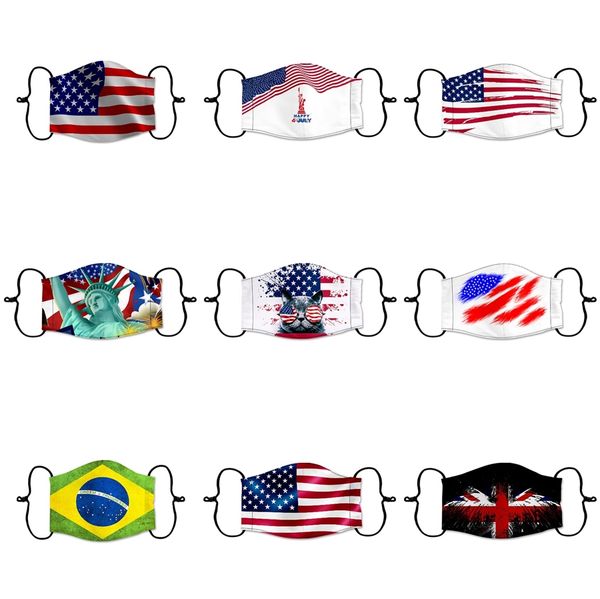 

masks designer face mask with elastic ear loop 3 ply breathable blocking anti dust mask wholesale #5971