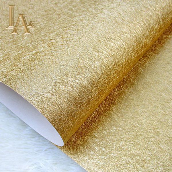 

sliver gold solid color gold foil wallpaper modern luxury ktv entertainment household decoration wall paper rolls