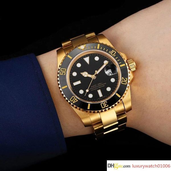 

2019 luxury 116613 black ceramic bezel stainless steel automatic mechanical men mens watch watches wristwatches