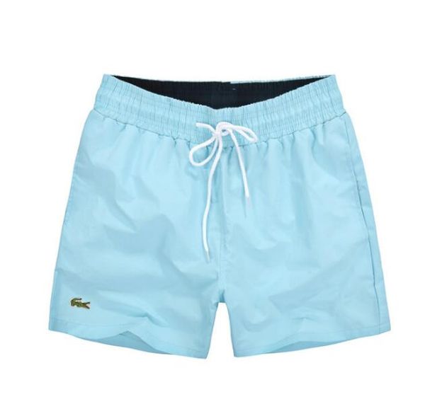 

2019 crocodile embroidery board shorts mens summer beach shorts pants high-quality swimwear bermuda male letter surf life men swim, White;black