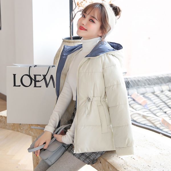 

back season special selling cotton woman easy student 2019 short coltsfoot season down cotton-padded jacket loose coat tide, Black