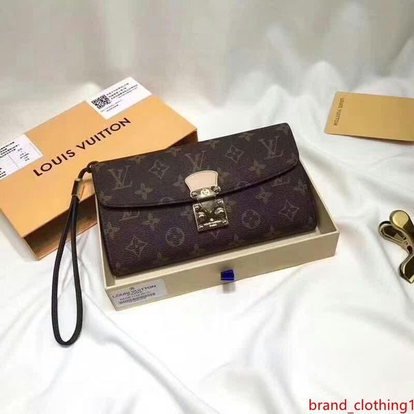 

m58102 new womens brown wallet fashion clutch wallets purse mini clutches exotics evening chain belt bags