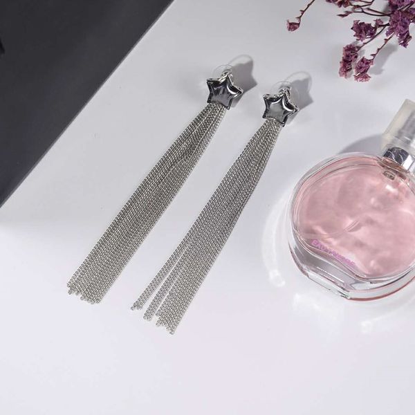 

New Fashion Gold Plated Star Tassels Earrings for Girls Women for Party Wedding Nice Gift