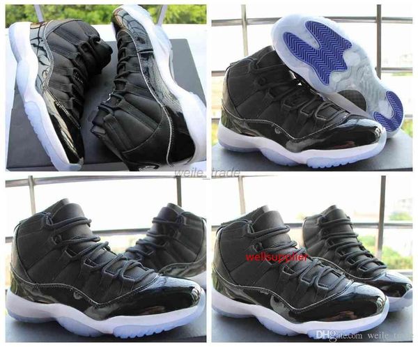 

new basketball mens 11 shoes black blue sneakers men 11s new space jam 45 trainers athletic sport shoes size 41-47